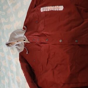 Mens fire hosestandard fir hooded limber jacket